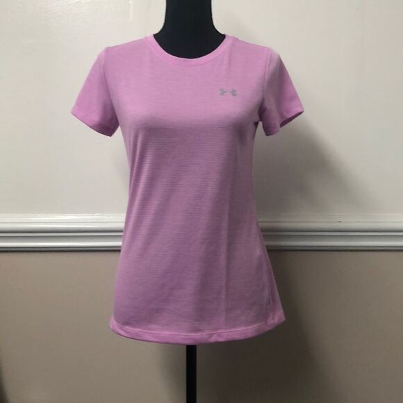 Under Armour Lavender colored Tee- Lightly Used - Picture 1 of 2